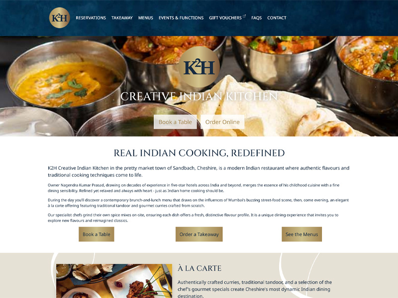 K2H Indian Cuisine